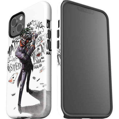 DC Comics The Joker Brilliantly Twisted iPhone 15 Impact Case